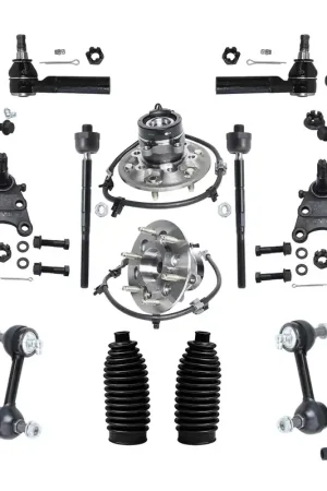 16pc Front & Rear Sway Bar Links Wheel Hub and Bearings Suspension Kit Bulk Order