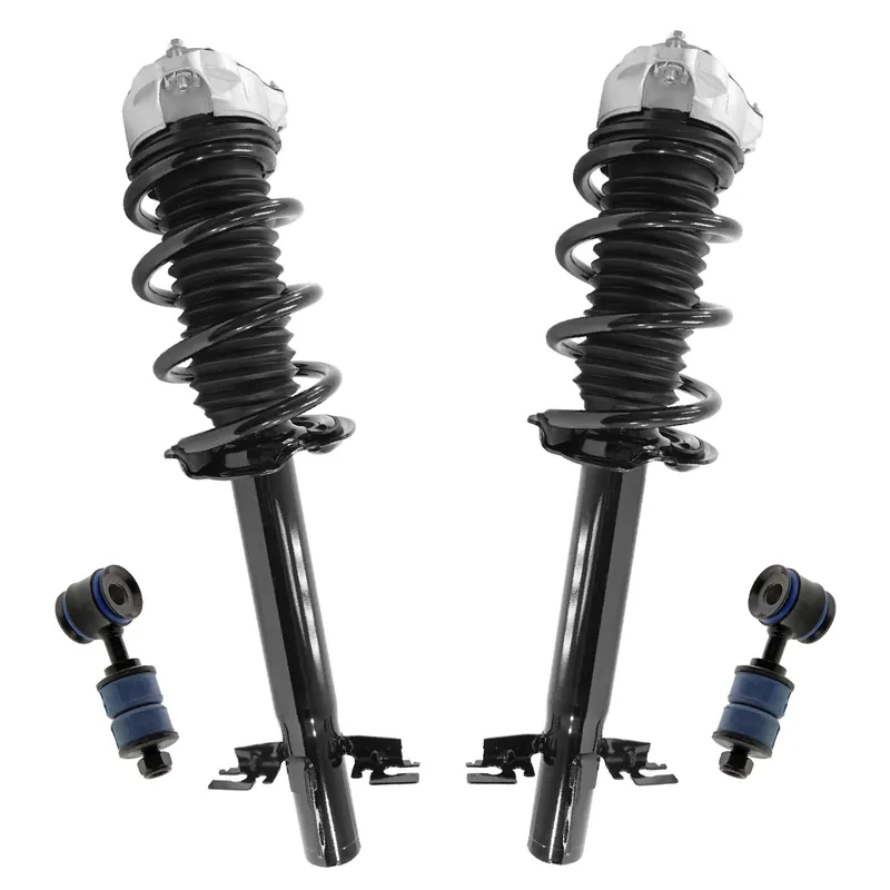 Fresh Stock 4pc Front Struts Sway Bar Links Suspension Kit