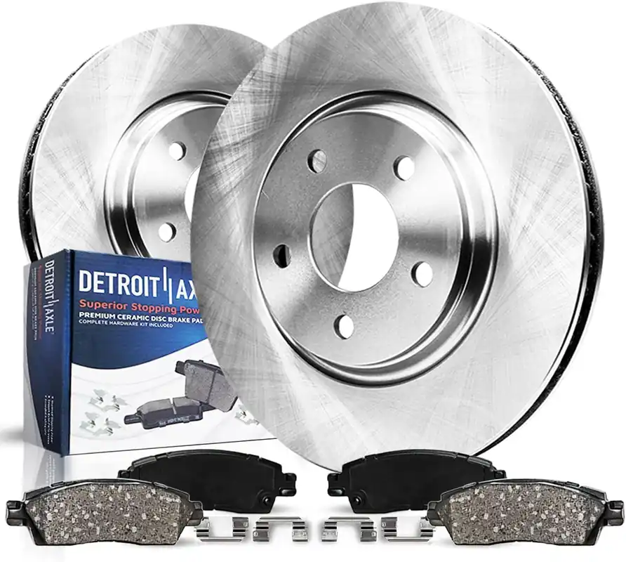 4pc Front Disc Brake Rotors Ceramic Brake Pads Kit Grab Now
