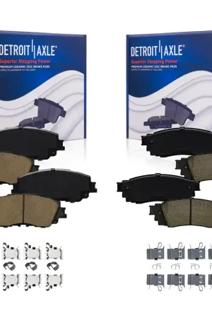 Modern 4pc Front & Rear Ceramic Brake Pads Kit