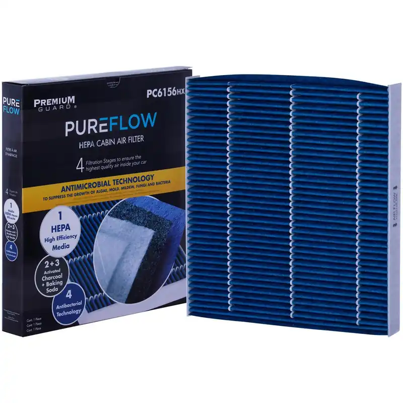 PUREFLOW® 2011 Jeep Grand Cherokee Cabin Air Filter with HEPA and Antibacterial Technology, PC6156HX Same Day Shipping