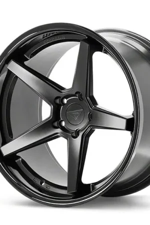 Bulk Order Ferrada Wheels FR3 Matte Black with Gloss Black Lip Wheel; 20x10.5; 20mm Offset