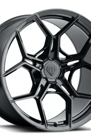 Blaque Diamond Wheels BD-F25 Gloss Black FP Wheel; 20x9; 15mm Offset Free Returns