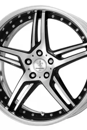 DURANDAL DD5.2 BLACK POLISHED 5x100 18X10.5 +8MM One Day Deal