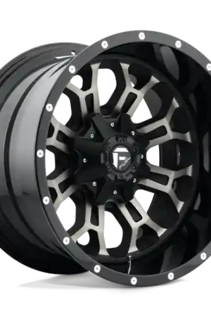 Weekend Sale Fuel 1PC D561 CRUSH 5X139.7/5X150 20X9 +1 GLOSS MACHINED DOUBLE DARK TINT