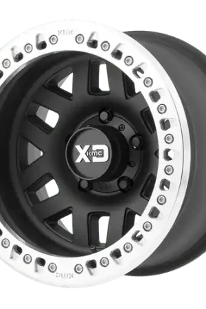 XD XD229 MACHETE CRAWL BEADLOCK 5X114.3 17X9 -38 SATIN BLACK MACHINED BEAD RING Special Discount