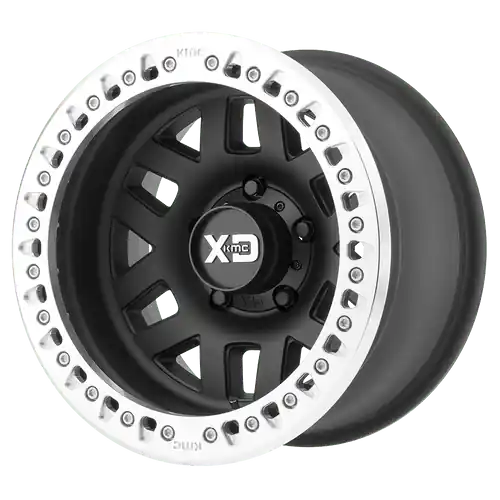 XD XD229 MACHETE CRAWL BEADLOCK 5X114.3 17X9 -38 SATIN BLACK MACHINED BEAD RING Special Discount