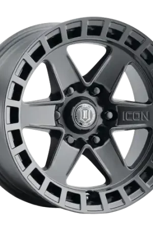 New Arrival Icon Alloys COMPASS 6x139.7 17x8.5+0 Satin Black