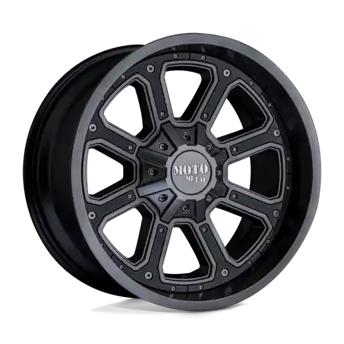 Moto Metal MO984 SHIFT 6X135/6X139.7 17X9 +18 MATTE GRAY GLOSS BLACK INSERTS Discount