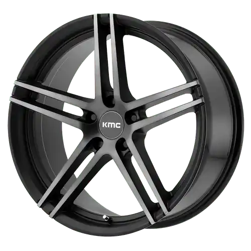 KMC KM703 MONOPHONIC 5X120 18X9.5 +45 SATIN BLACK TITANIUM BLACK FACE Grab Now