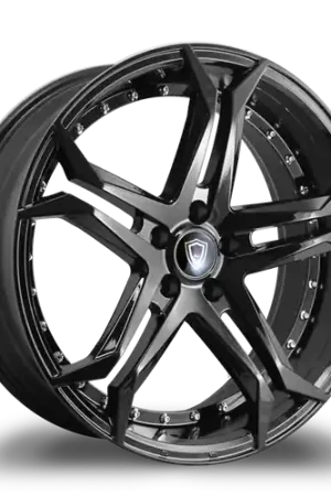 Bulk Order MARQUEE WHEELS M3284 5x120 20x10.5+38 BLACK - GLOSSY BLACK