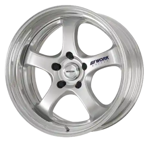 Genuine Work Meister S1R 5x108 17x10+38 R Disk Feinheit Silver II