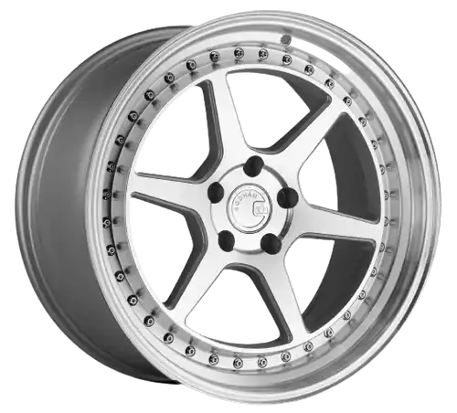 Aodhan DS09 5x100 18x9.5+35 Silver w/Machined Face Free Delivery