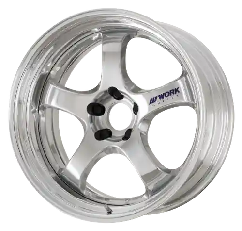 High Quality Work Meister S1R 5x120 18x8+38 O Disk Bright Buff Finish