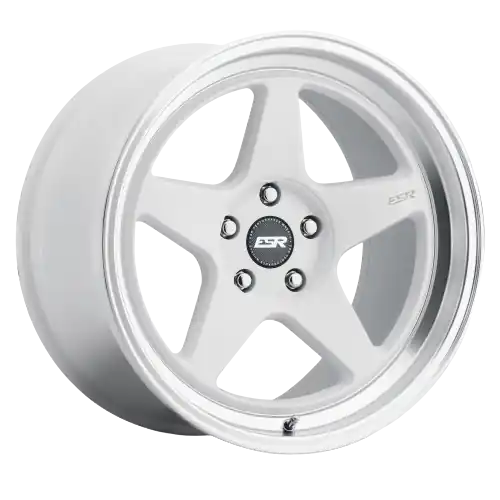 ESR Wheels CR SERIES CR5 5x108 18x8.5 +30 Gloss White Limited Time