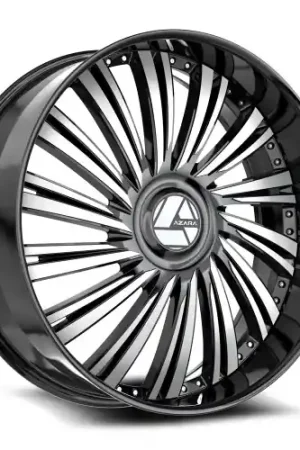 Exclusive Azara AZX-102 6x135/6x139.7 22x9.5 +22 Gloss Black & Machined