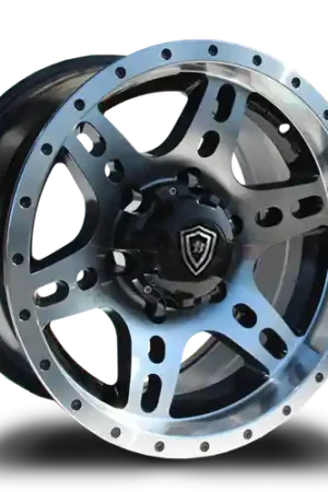 WHITE DIAMOND W2757 6x139.7 15x8-10 BLACK / MACHINED Limited Time
