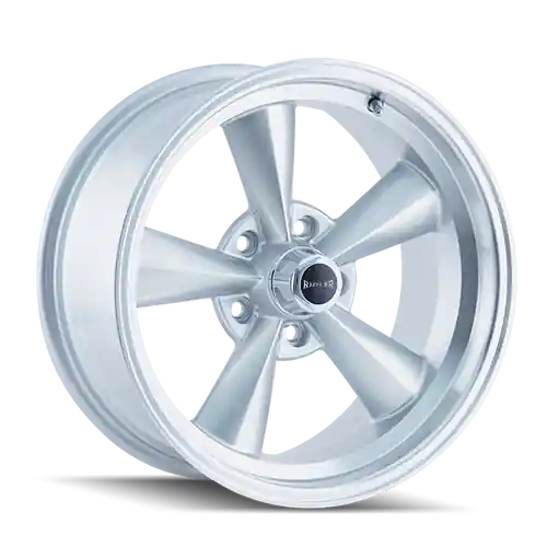 Ridler Type 675 5x114.3 17x9.5-5 Silver/Machined Lip Super Sale