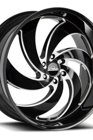 Place Order Strada Street Classics C06 Retro 6 Wheel 24x10 6x139.7 Gloss Black Milled 24mm - FREE T-SHIRT INCLUDED!