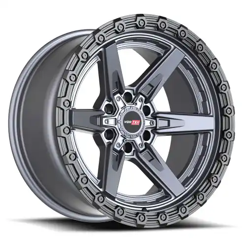 Vortek VRT-602 6x135/6x139.7 18x9 +12 Matte Titanium With Black Bead Ring Top Pick