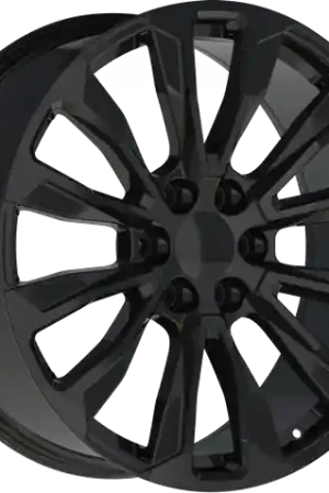 REPLICA 204 6X139.7 24x10 +31 GLOSS BLACK Certified