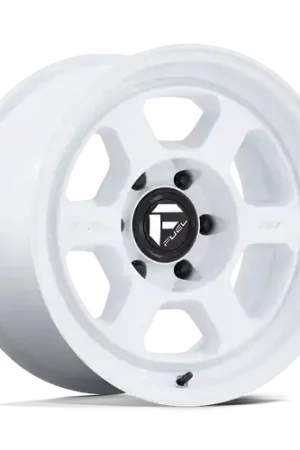 Grab Now Fuel 1PC FC860 HYPE 6X135 18x8.5 -10 GLOSS WHITE