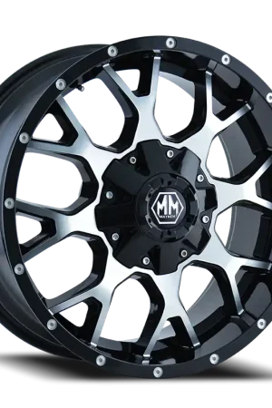 High Quality Mayhem Warrior Wheel 20x9 6x135 & 6x139.7 Gloss Black Machined 18mm