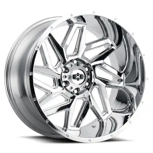 Vision Off-Road 361 Spyder 5x139.7 24x12-51 Chrome Direct From Manufacturer