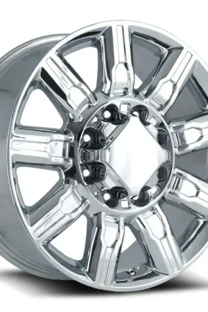 Factory Reproductions Fr 276 - Gmc At4 2500 Replica Wheels Wheel 20x8.5 8x180 Chrome 47mm - FREE T-SHIRT INCLUDED! Budget