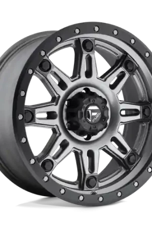 Fuel 1PC D568 HOSTAGE III 5X127 18X9 +1 MATTE GUN METAL BLACK BEAD RING Free Returns