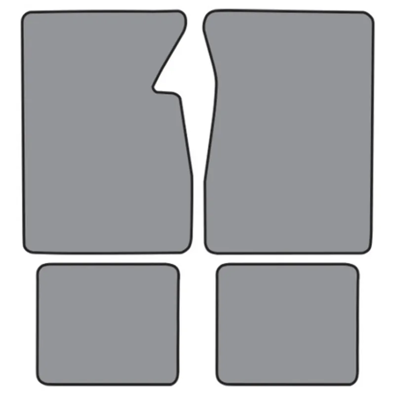 Affordable Floor Mats for 1957-1958 Oldsmobile Super 88 (FM32F FM2R) 4Pc