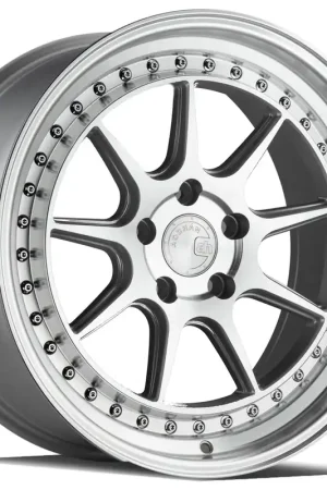 Aodhan Ds-X Wheel 19x9.5 5x114.3 Silver w/ Machined Face 22mm - FREE T-SHIRT INCLUDED! Last Chance