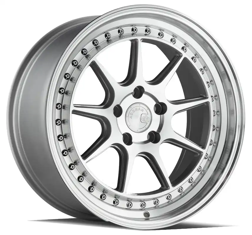 Aodhan Ds-X Wheel 19x9.5 5x114.3 Silver w/ Machined Face 22mm - FREE T-SHIRT INCLUDED! Last Chance