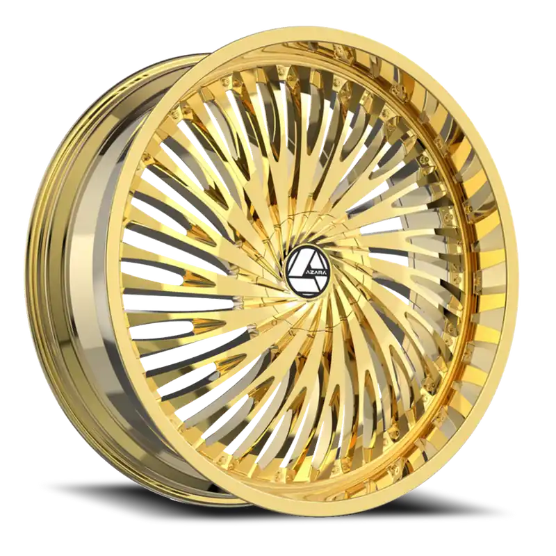 Today Only Azara Aza-526 Wheel 20x8.5 5x114.3 & 5x120 Nano Gold 35mm
