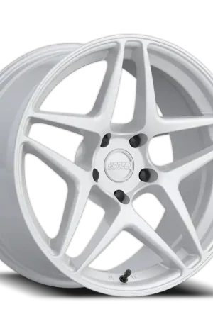 Kansei K15W Astro Wheel 19x8.5 5x114.3 Gloss White 35mm Fast Shipping