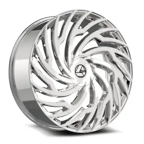 Azara Aza-536 Wheel 24x9 5x115 & 5x120 Nano Chrome 15mm Best Choice