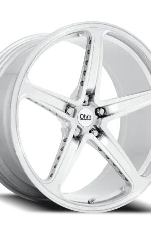 Ohm Amp Wheel 21x10 5x120 Silver Machined 30mm Luxury