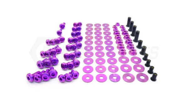 Dress Up Bolts Stage 2 Titanium Hardware Engine Bay Kit (Purple) - 2015-2021 Subaru WRX / STI Luxury