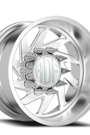 Adf Contractor Right Wheel 28x16 5x139.7 Brushed -101mm - MINIMUM PURCHASE OF 4 - FREE T-SHIRT INCLUDED! Sale