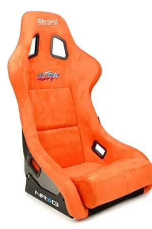 NRG Innovations FRP Ultra Edition Bucket Seat - Orange - Universal Free Delivery