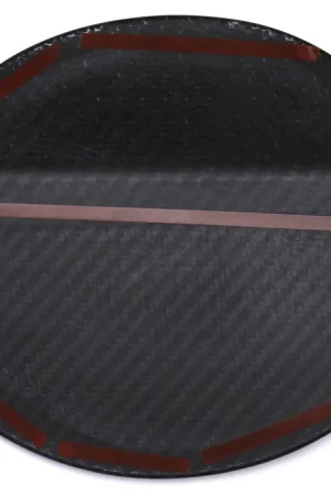 New Arrival OLM S-line Dry Carbon Fiber Fuel Door Cover - 2015-2021 Subaru WRX / STI