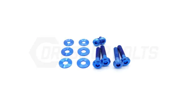 Dress Up Bolts Titanium Hardware Trunk Kit (Blue) - 2015-2021 Subaru WRX / STI Special Discount