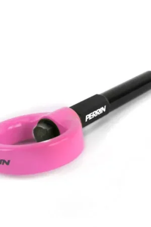 PERRIN Rear Tow Hook Kit (Hyper Pink) - 2008-2014 Subaru WRX / STI Sedan Express Delivery