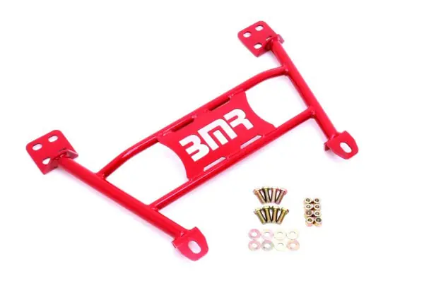 BMR 05-14 S197 Mustang Radiator Support Chassis Brace - Red Express Delivery