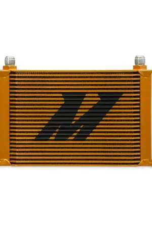 Genuine Mishimoto Universal 25-Row Oil Cooler - Gold