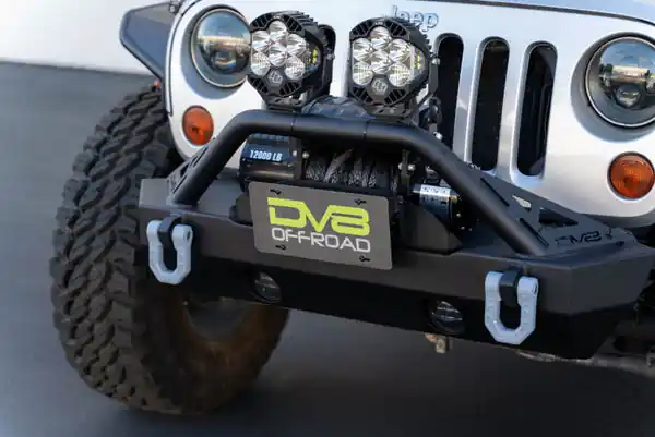 DV8 Offroad Fairlead Mounted Flip-Up License Plate Bracket Free Delivery