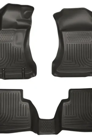 Husky Liners 14 Subaru Forester Weatherbeater Black Front & 2nd Seat Floor Liners Low Price