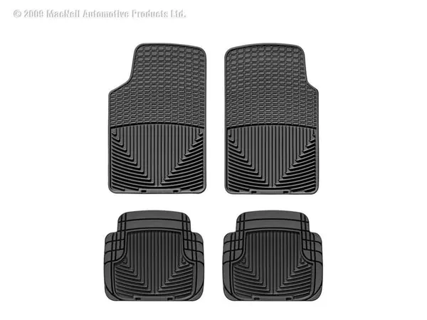 Fresh Stock WT Rubber Mats - Front - Blk