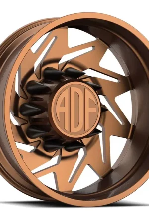 Adf Flex Left Dually Wheel 24x8.25 8x200 Bronze -167mm - MINIMUM PURCHASE OF 4 - FREE T-SHIRT INCLUDED! Handmade