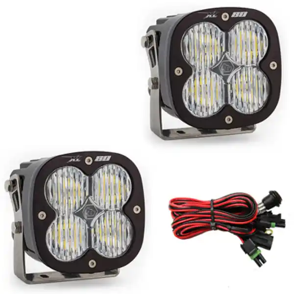 Baja Designs XL80 Series Wide Cornering Pattern LED Light Pods Genuine